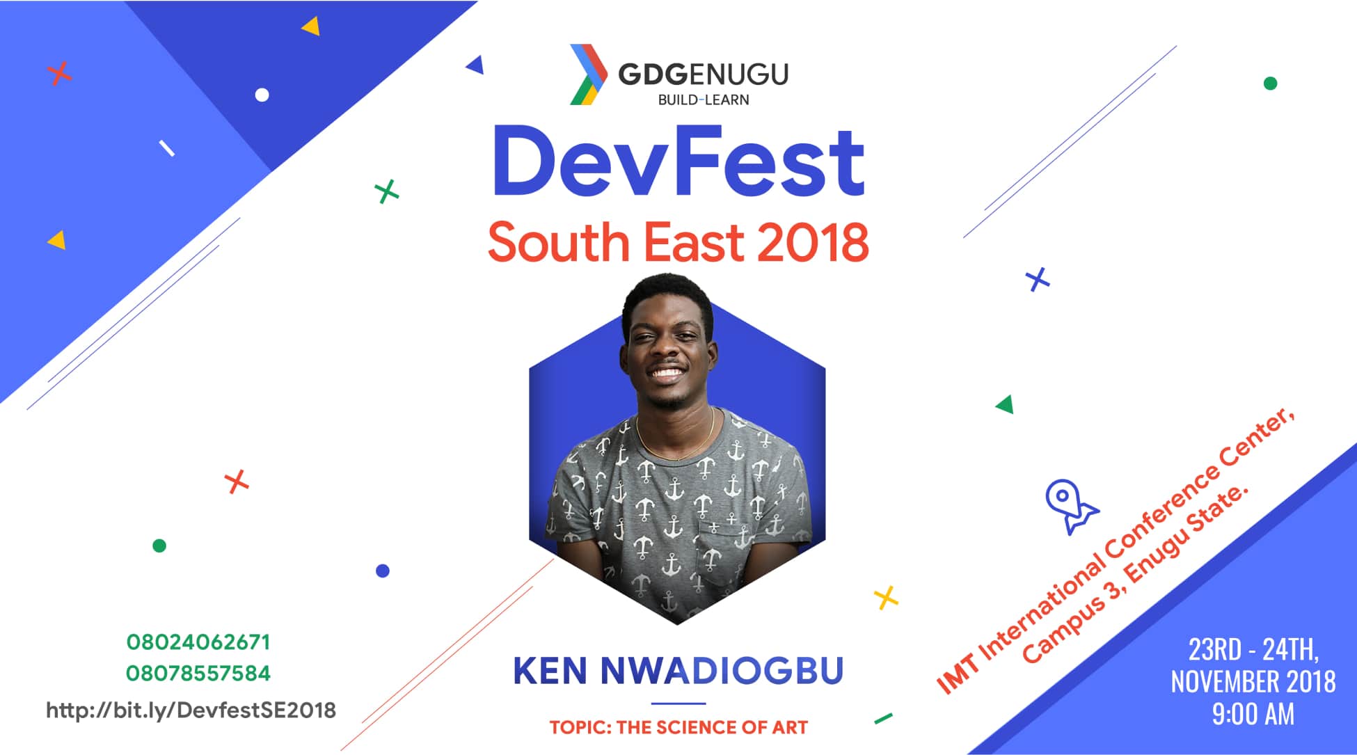 DevFest Flyer — for GDG Enugu